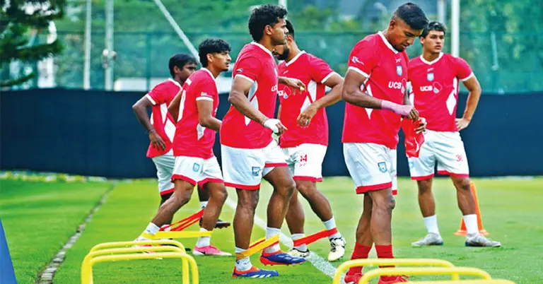 জাকার্তায় বাংলাদেশ দলের অনুশীলন